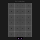 Grid Base 4x6 Interlockable | Relay Rack